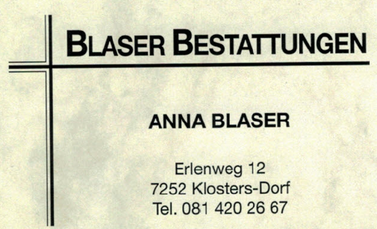 Blaser Bestattungen GmbH