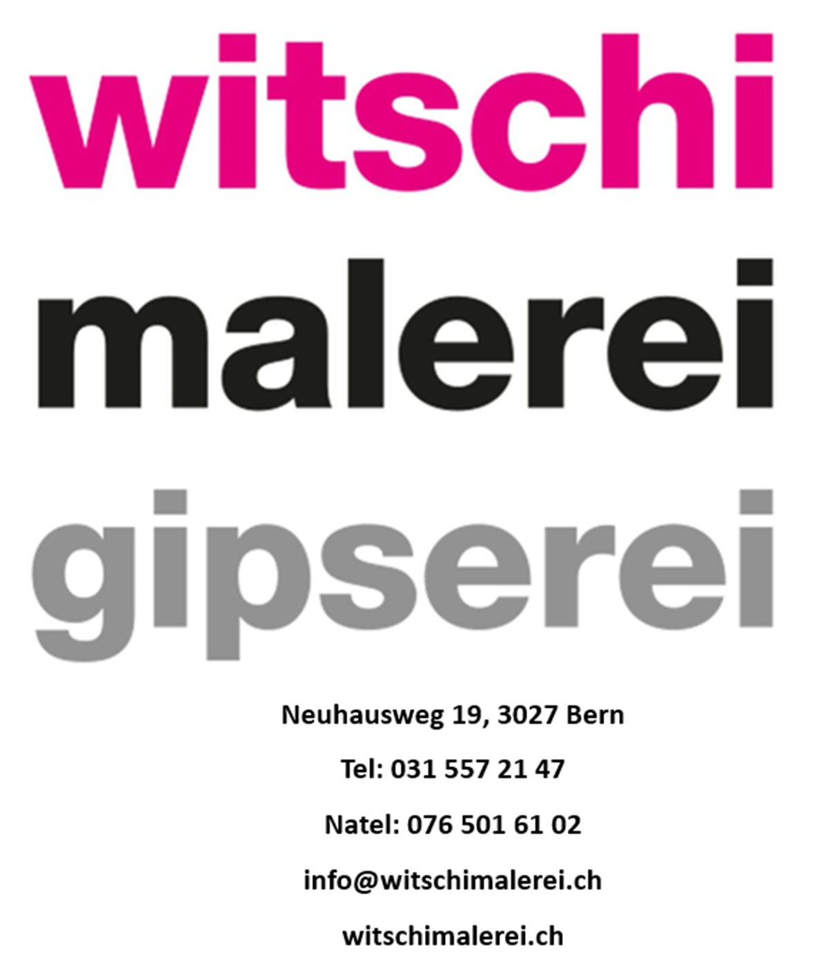 witschi malerei gipserei GmbH