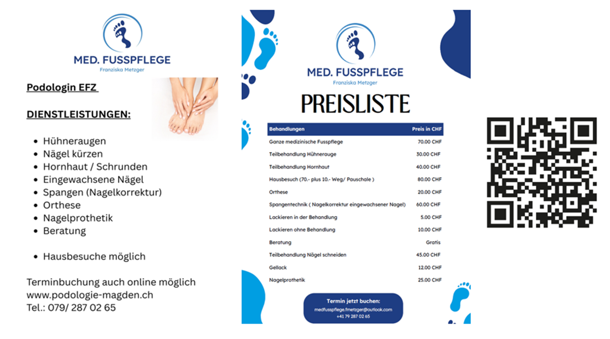 Medizinische Fusspflege – Franziska Metzger